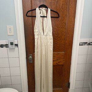 Nasty Gal Silk Jumpsuit